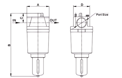 High flow AF800-15 size High flow AF800-15 size