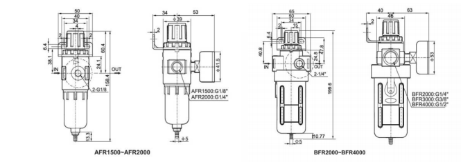 Auto Drain Air Filter Regulator Auto Drain Air Filter Regulator