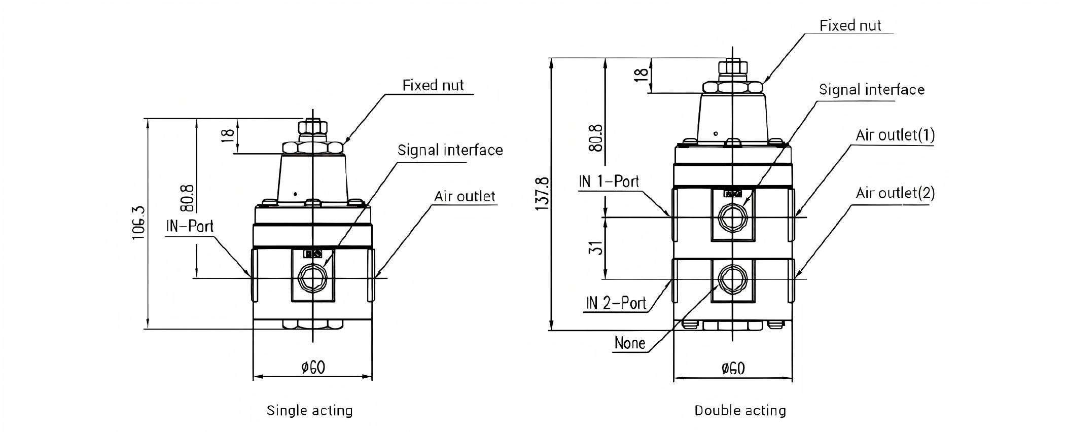 Pressure Regulating Air Lock Up Valve Pressure Regulating Air Lock Up Valve