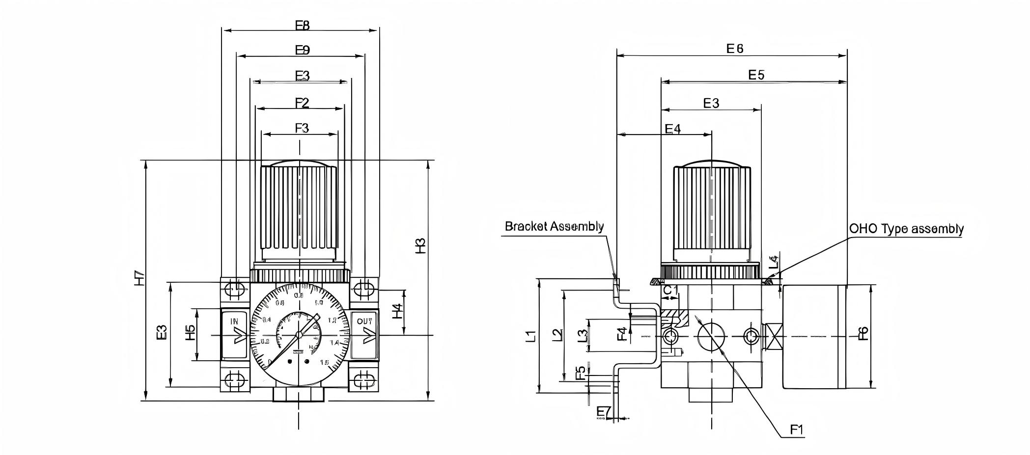 Festo regulator Air Pressure Regulator