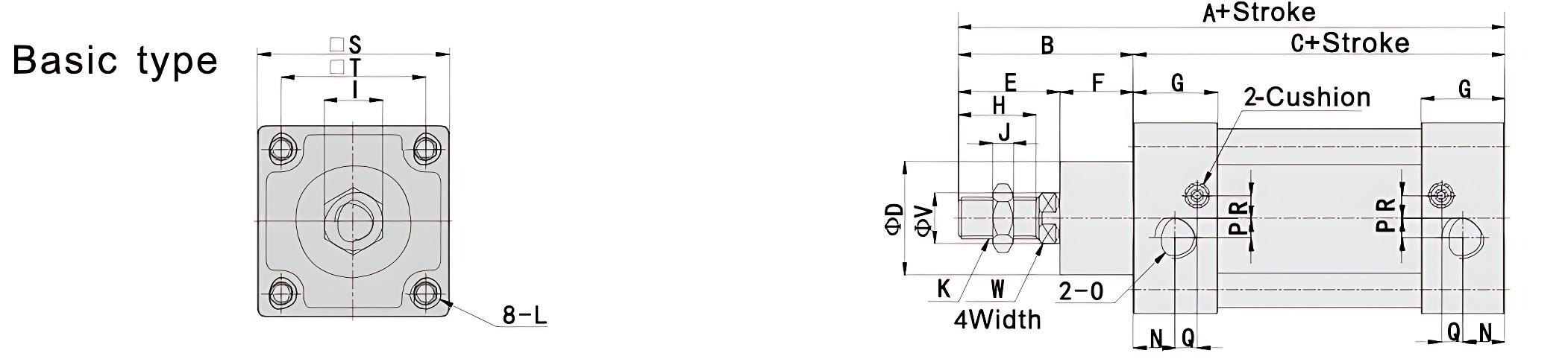 SI Series Standard Pneumatic Cylinder SI Series Standard Pneumatic Cylinder