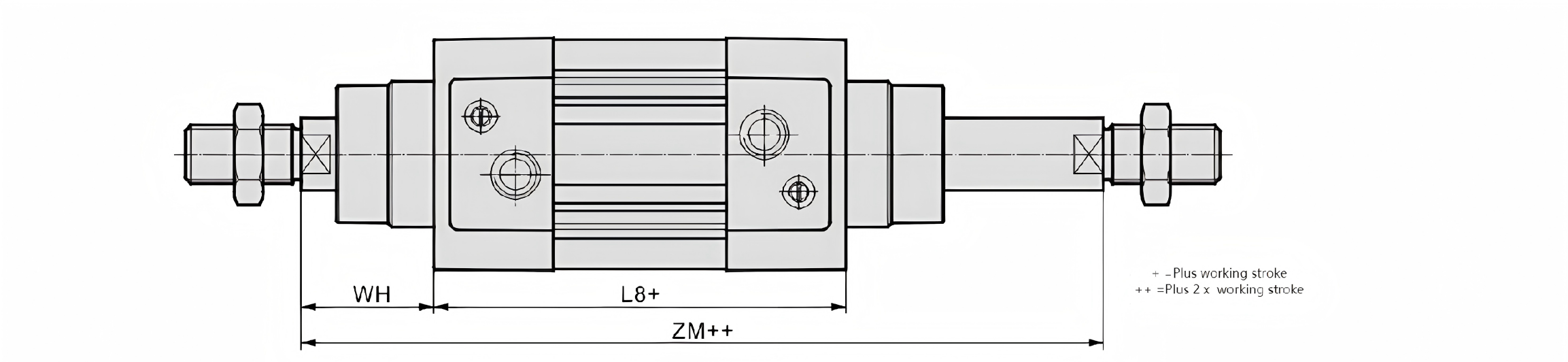 DSBC Standard Pneumatic Cylinders DSBC Standard Pneumatic Cylinders