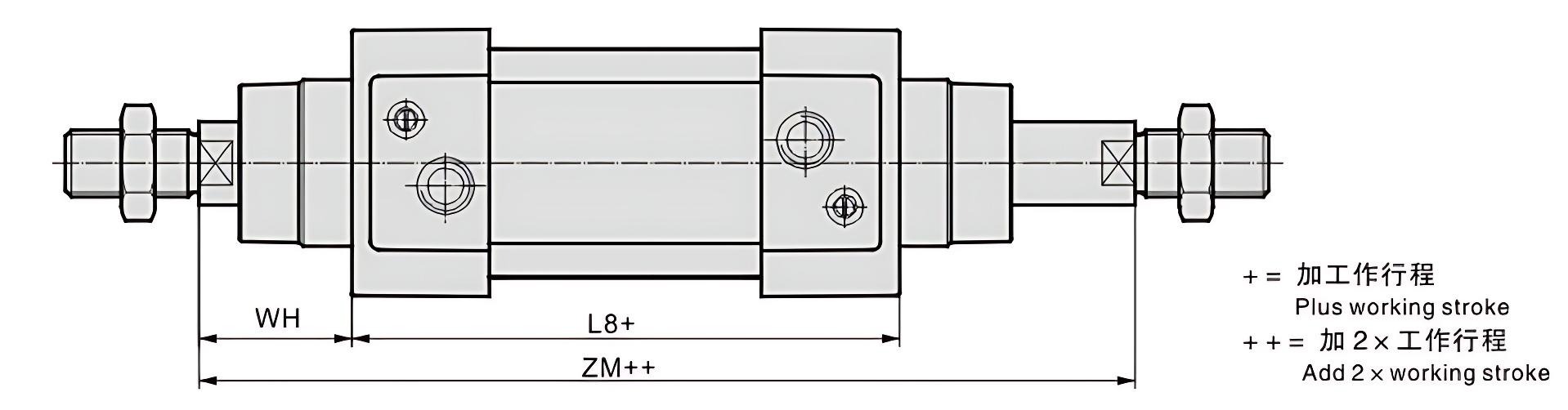 DSBG Series Standard Cylinder DSBG Series Standard Cylinder