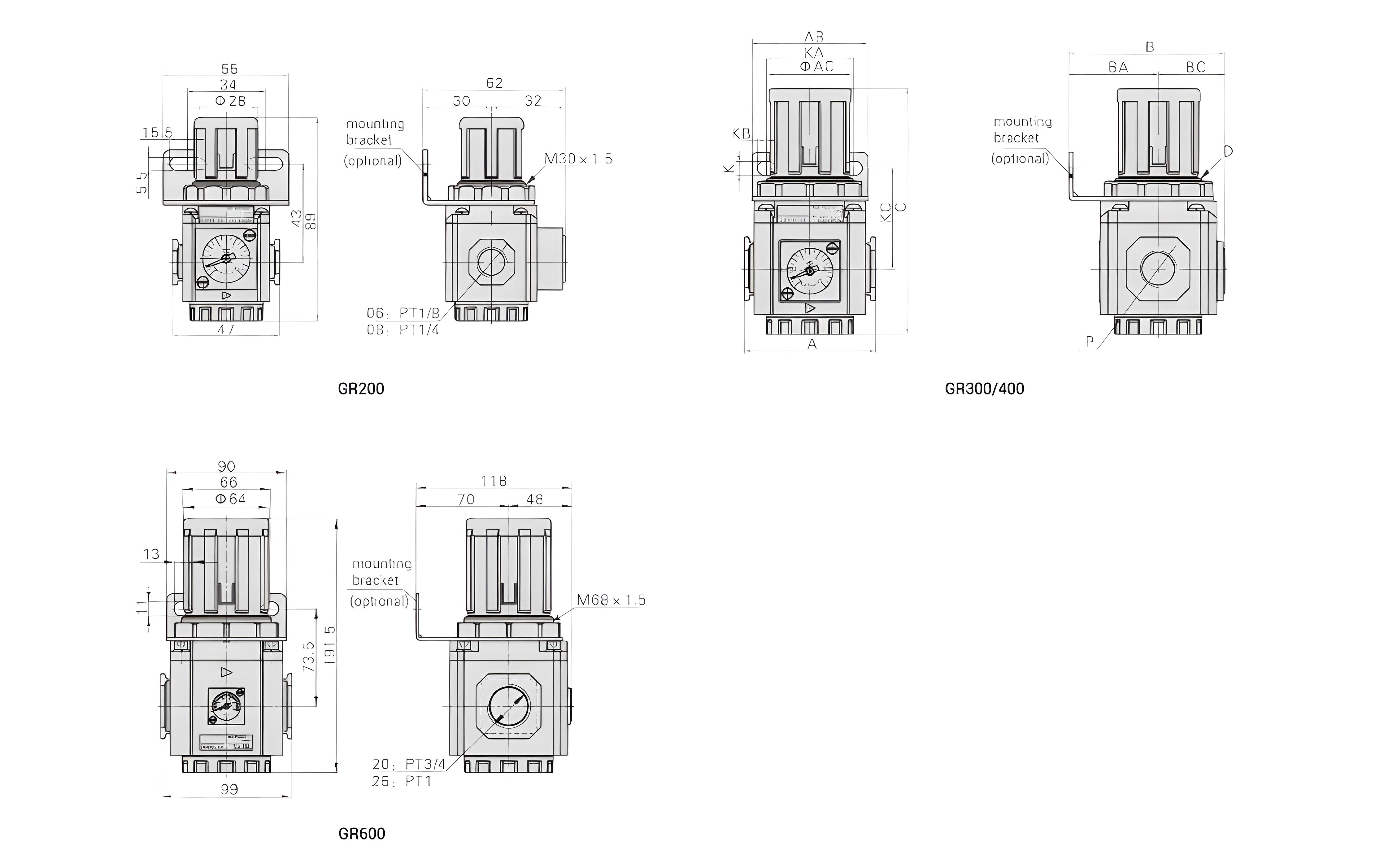 Airtac G series Airtac Regulator