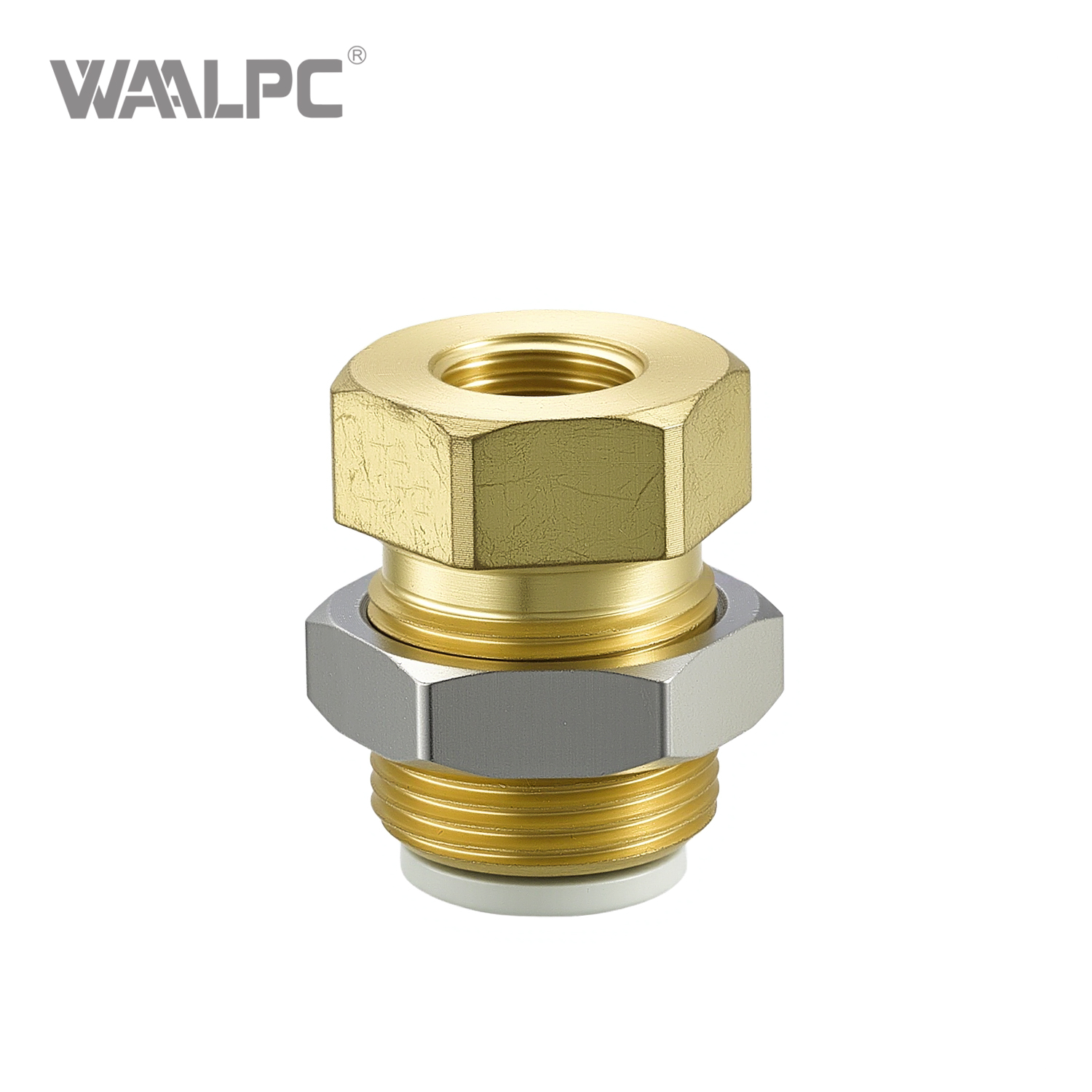 Panel mounting straight-through internal thread connector Złącze przelotowe z gwintem wewnętrznym do montażu panelowego