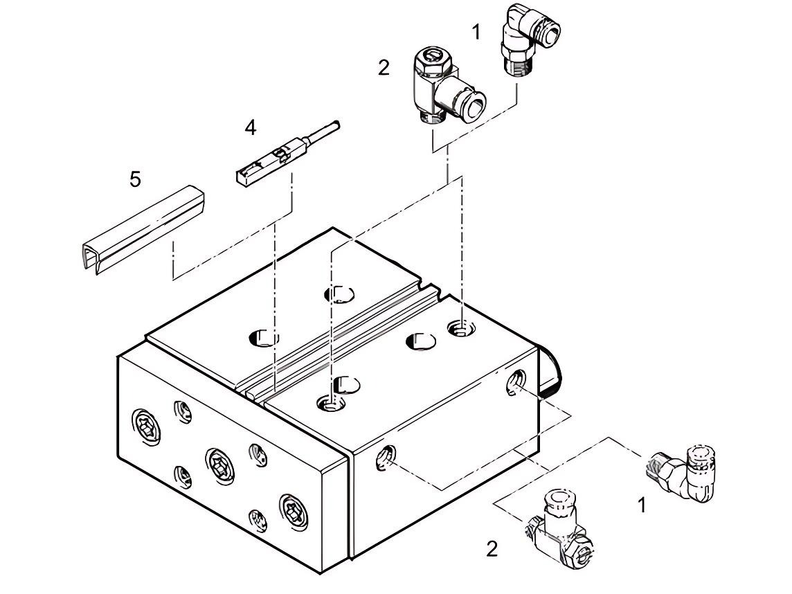 Guide rod cylinder Slide guide mechanism wholesale