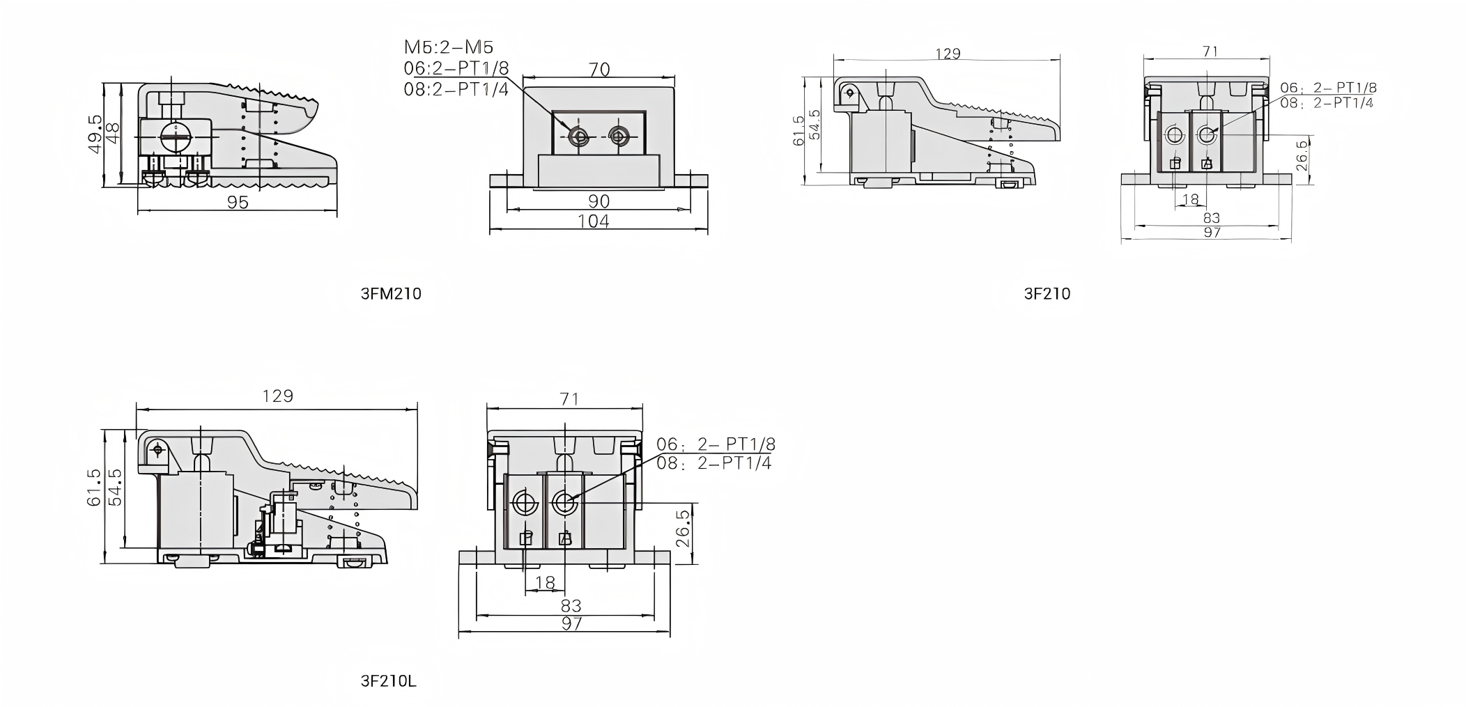Manual Foot Petal Valve Foot Petal Valve