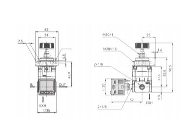 Precision air pressure valve Precision air pressure valve