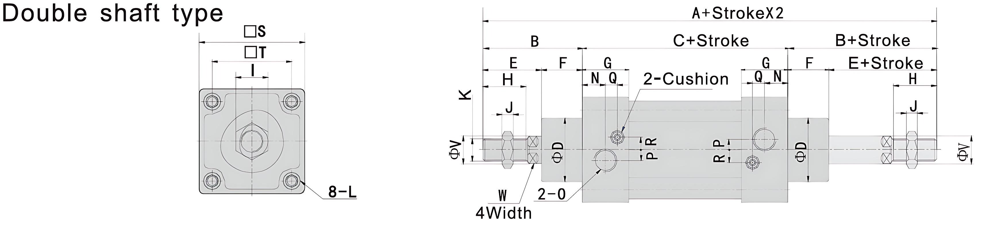 SI Series Standard Pneumatic Cylinder SI Series Standard Pneumatic Cylinder
