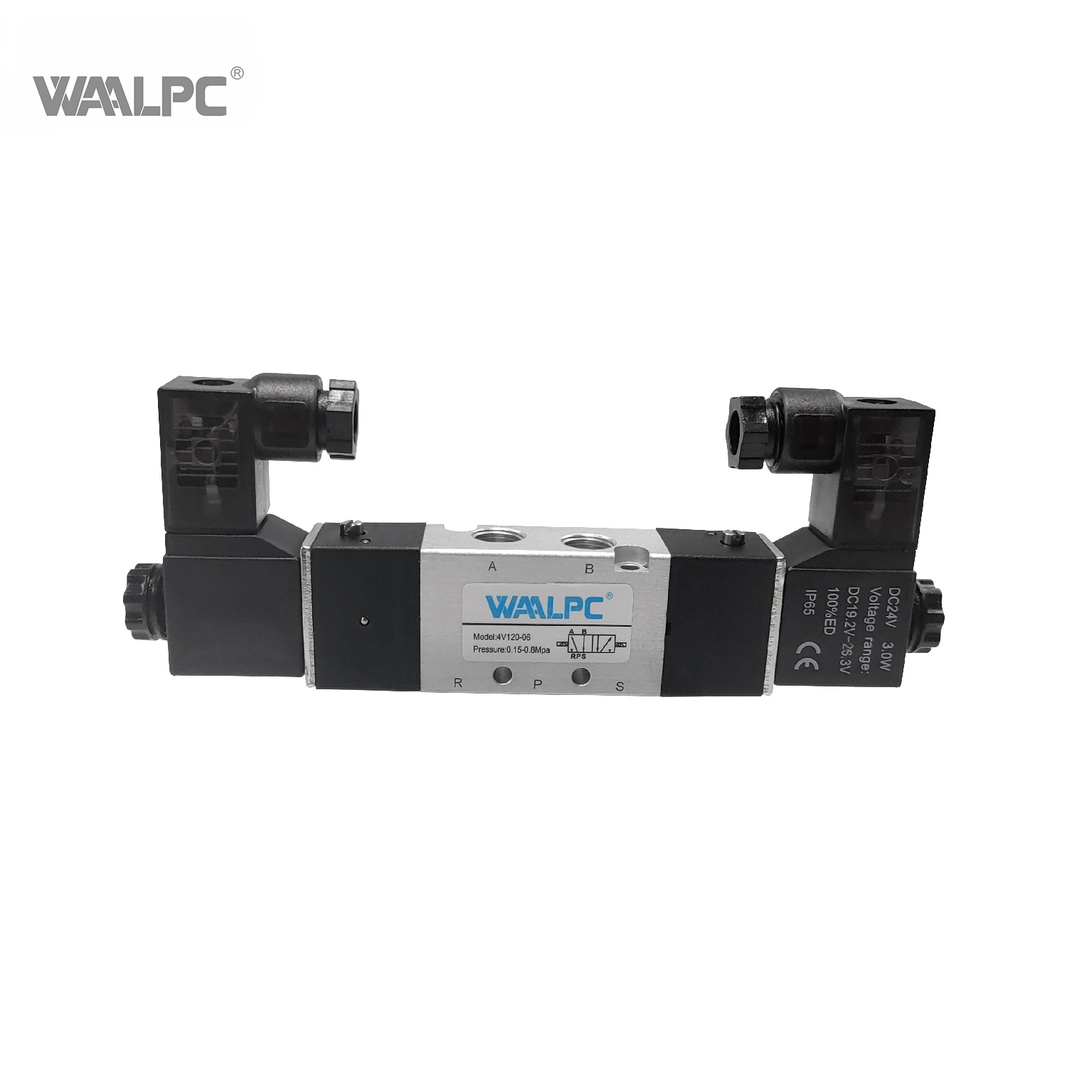China Manufacturer Pneumatic Solenoid Valve Airtac 4V Series 2-position 5-way Directional Reversing Valve 