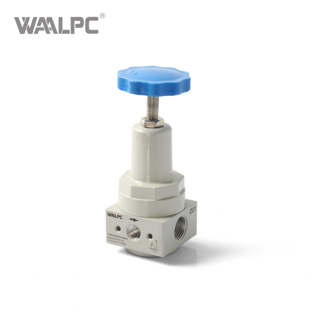 High Pressure Regulator with Pressure Gauge Industrial Valve with Quick Response & Low Pressure Drop Die-cast Aluminium Series