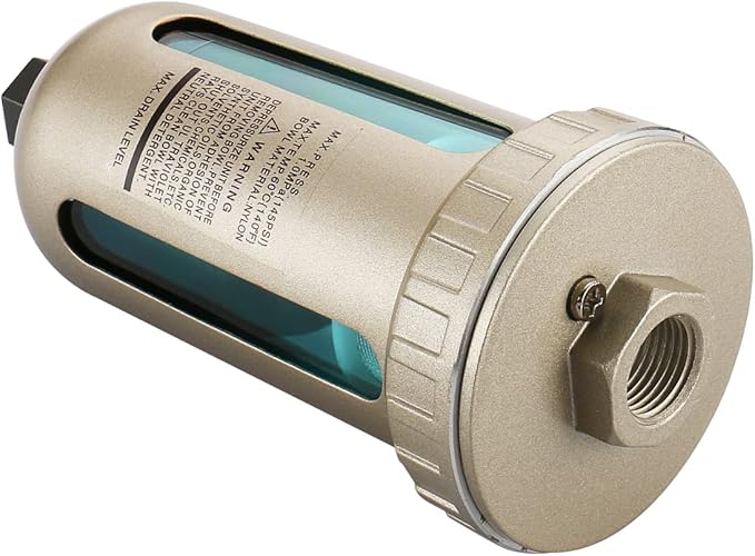 Industrial Auto Drain Valve AD402-04 Condensate Removal with Metal Guard 1.5-9.9bar Pressure Range