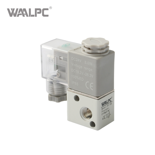 3V1 Series Direct Acting Solenoid Valve PT1/8'' AC220V AC110V AC24V DC24V DC12V NO/NC For Air/Water/Gas