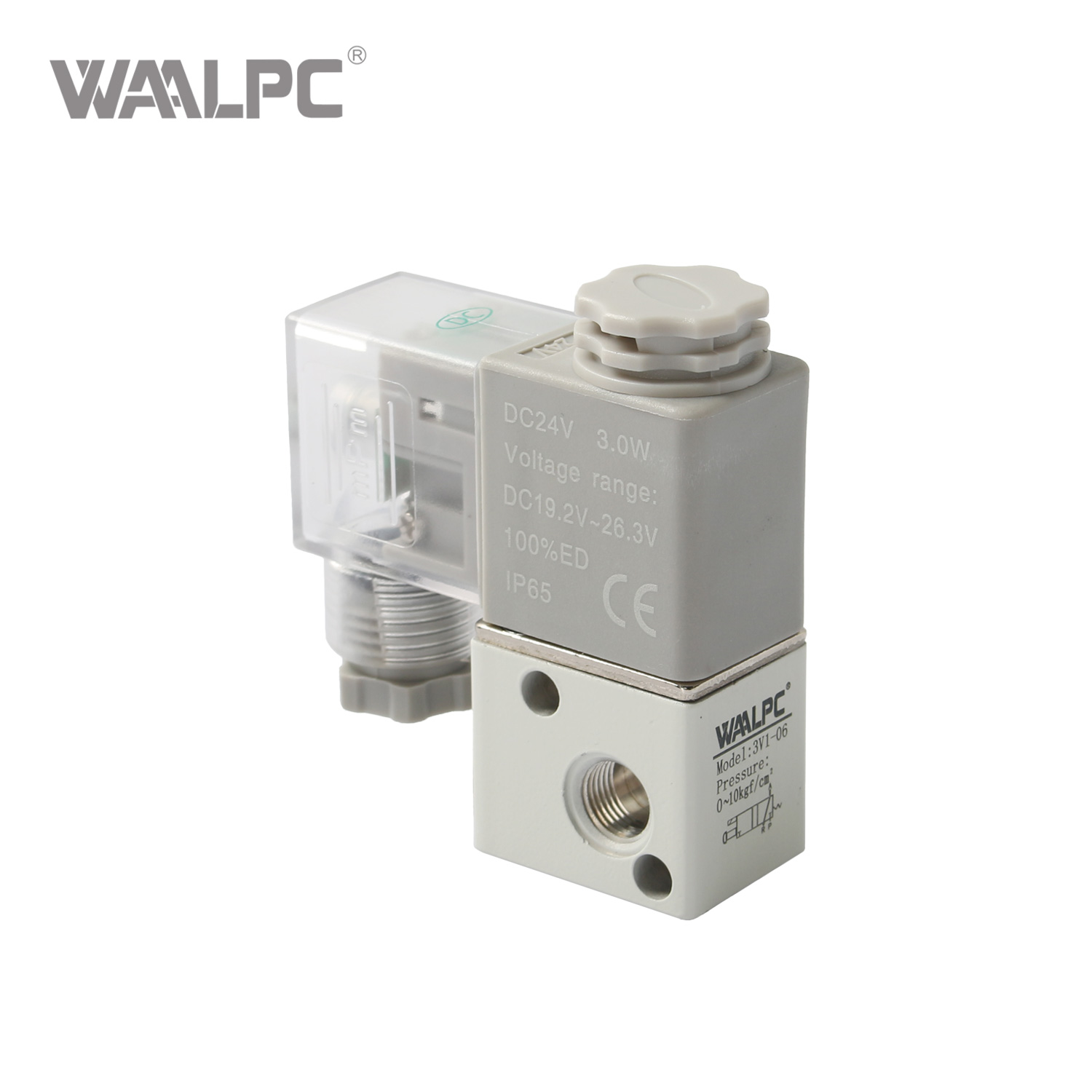 3V1 -серия прямой действия соленоидного клапана PT1/8 '' AC220V AC110V AC24V DC24V DC12V NO/NC для воздуха/воды/газа