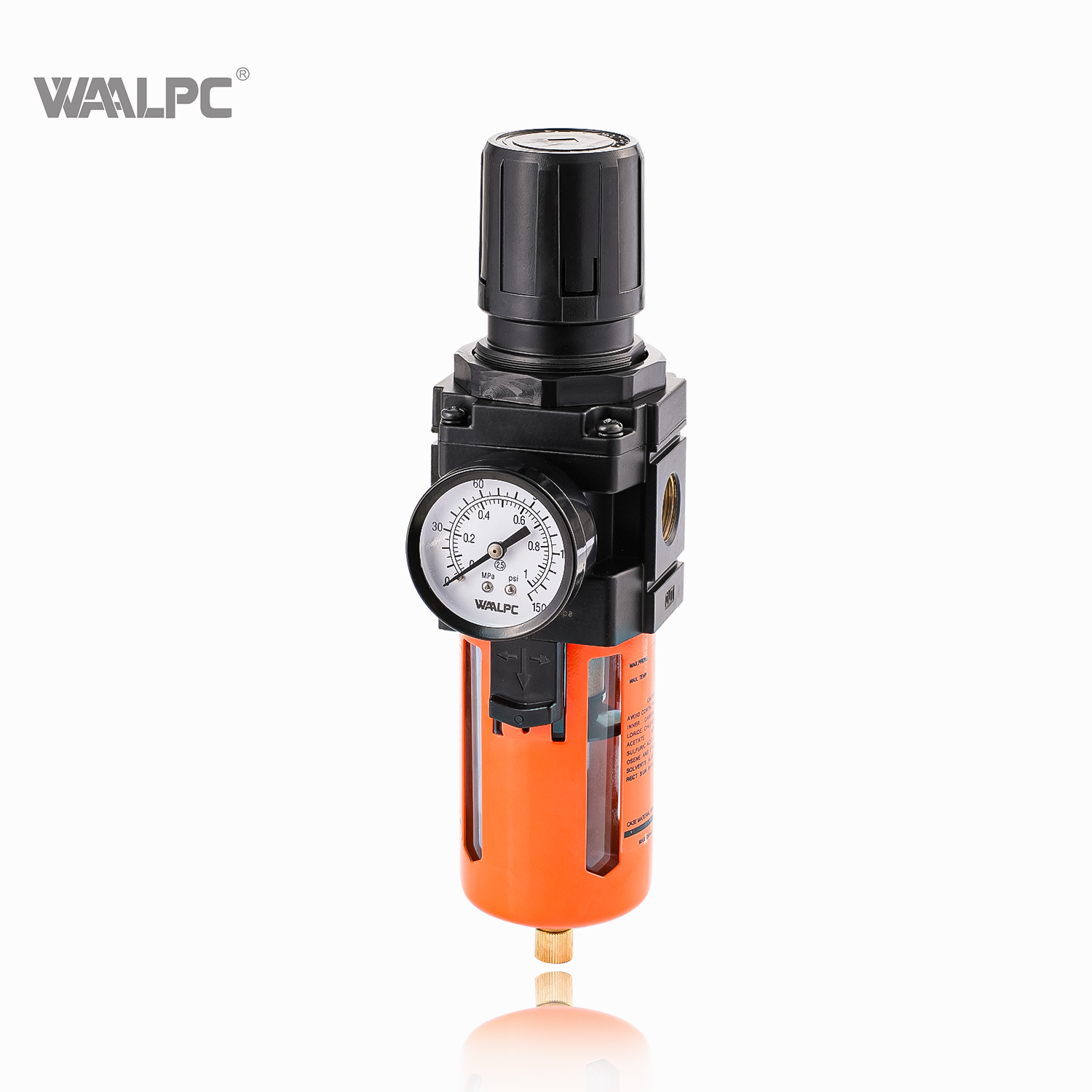 AW4000 SMC 3/8'' 1/2'' 3/4'' Pneumatic Air Filter Regulator Pressure reducing valve with Gauge for air compressor medical 5/25um