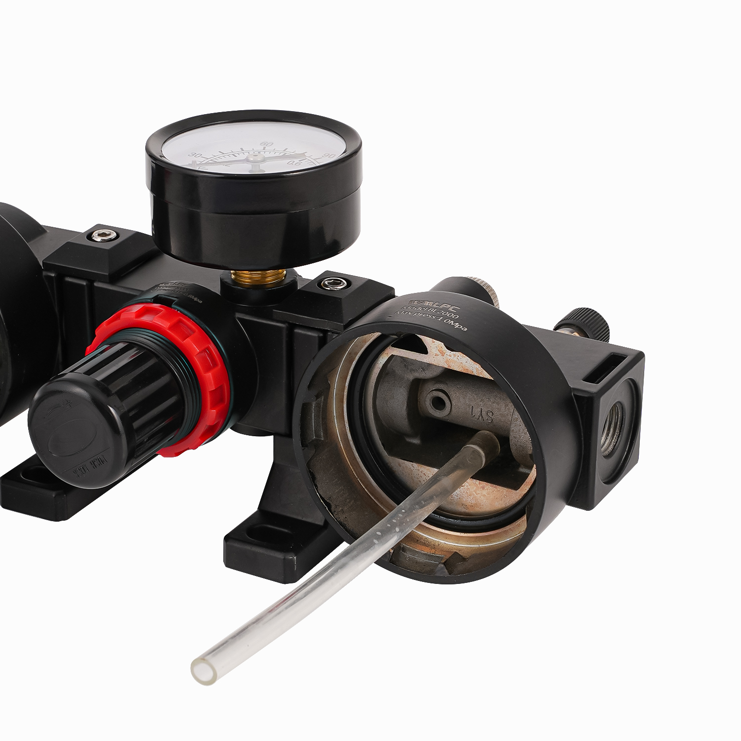 BC2000 5μm 25μm 40μm BC Series Auto Drain Manual Drain Airtac Type 1/2'' 1/4'' Air Regulator Pneumatic Filter Source Treatment Unit FRL