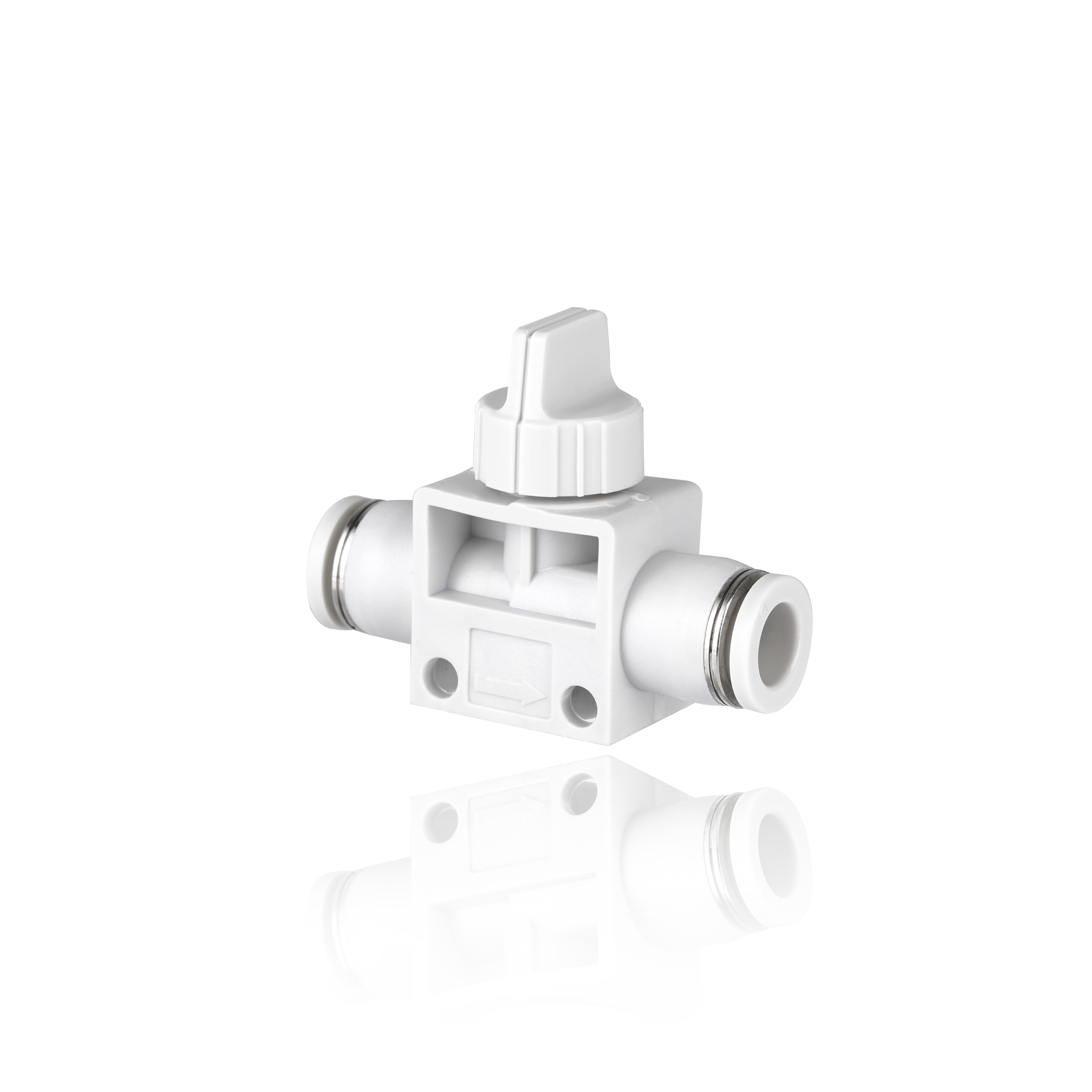 HVFF HVFS HVSS HVSF 04 06 08 10 12 Plastic Pneumatic One Touch Male Threaded Quick Hand Valve Fitting Connector