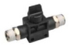 Manual Valve Connector Aluminum, Copper, Plastic Pneumatic One-touch External Thread Quick