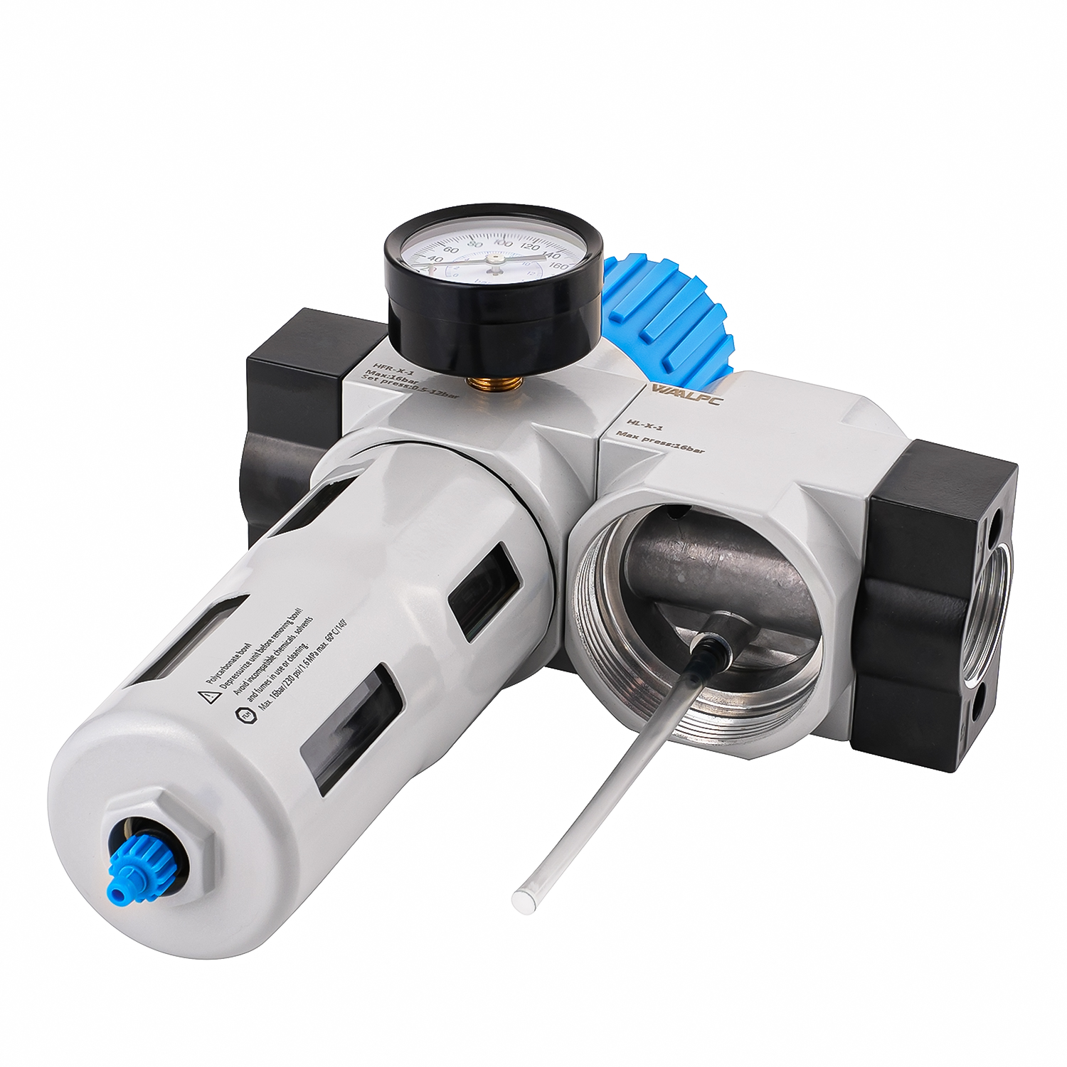 Festo Series HFC-1-Maxi Oil-Water Separator Air Source Treatment Two-Piece Filter FR. L Combination Filter Regulator