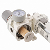 AC4010 White SMC3/8 '' 1/2 '' 3/4 '' Compressed Air Regulator Regulator Trap Filtr Smarownik Zmniejszający Separator oleju FRL dla przemysłu elektronicznego dla przemysłu elektronicznego