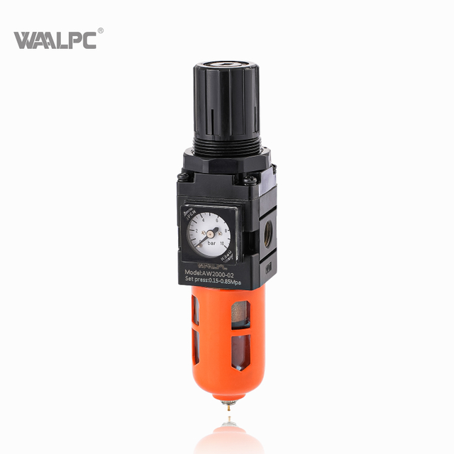 NAW2000 Orange SMC1/8 '' 1/4 '' no regulador de filtro de ar comprimido pneumático NPT/PT com pressão de redução de pressão de medição de medição automação de dreno automático