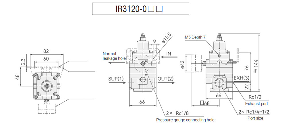 Pneumatic precision air pressure valve