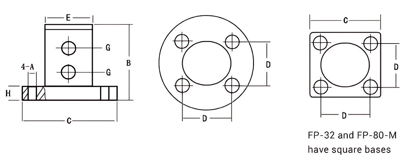 FP flange type structure_