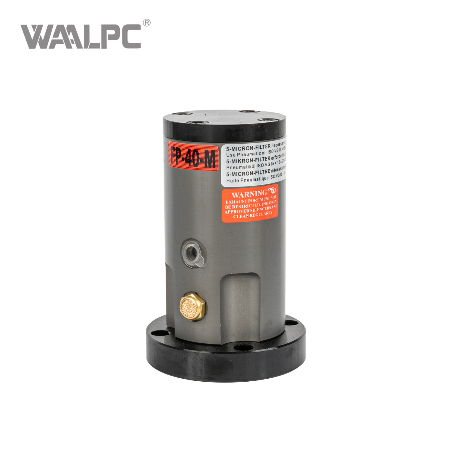 Piston Pneumatic Vibrator with Flange Plate Oscillator Aluminum Alloy Pneumatic Hammer