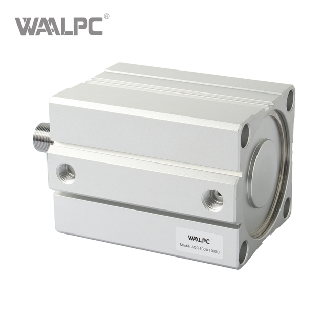 Airtac Type ACQ100X100SB 초박형 실린더 복동형 자석 부착 소형 공압 실린더