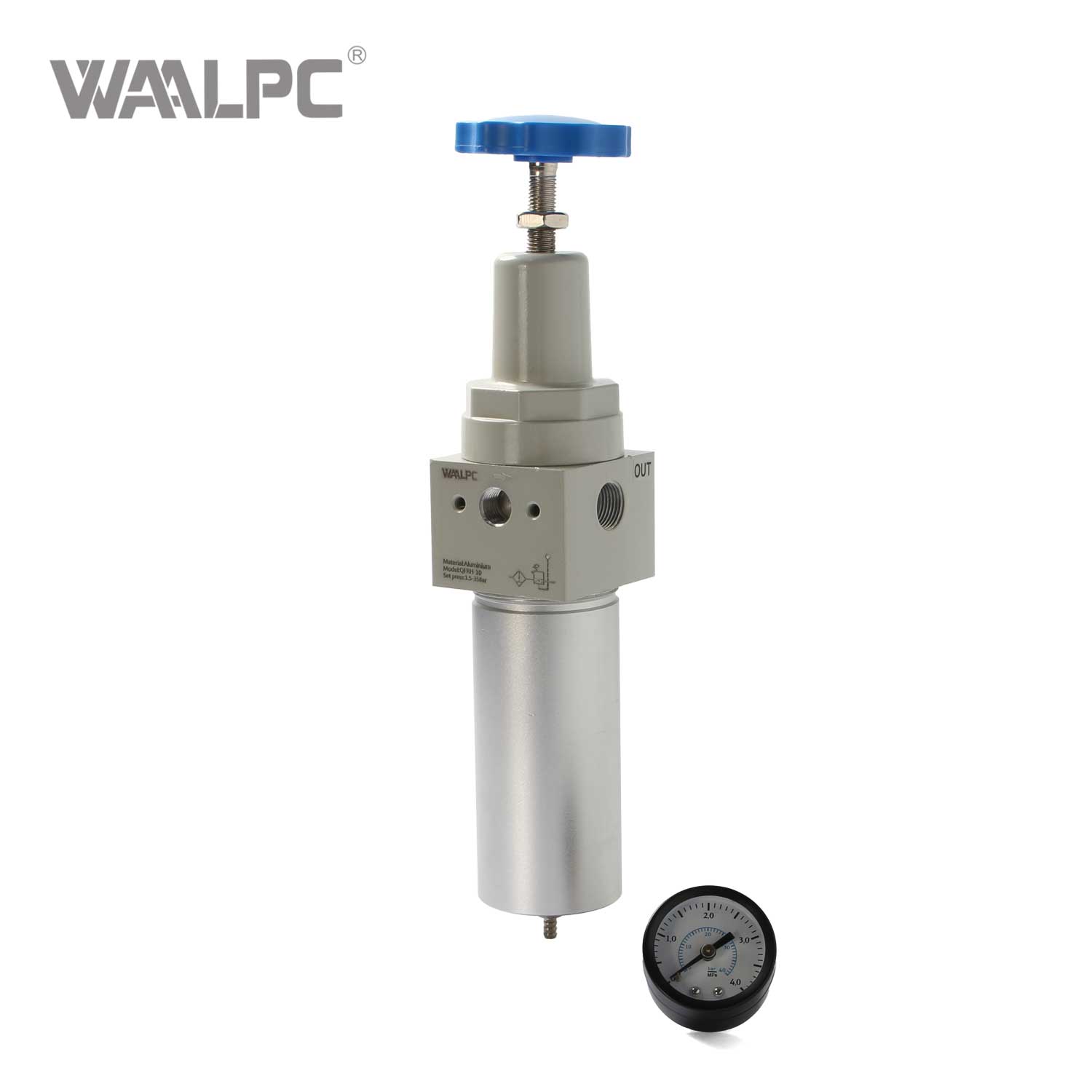 Filter Regulator 20μm 40μm Filtration 0.15–3.5 MPa Pressure Regulation G1/4-G1 Port QFRH Series CE Certified for Industrial Pneumatic Systems