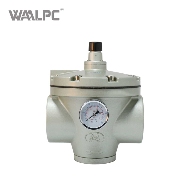 Air Pressure Reducing Valve Regulator Diecast Aluminium High Flow Compressed for Pneumatic Machinery