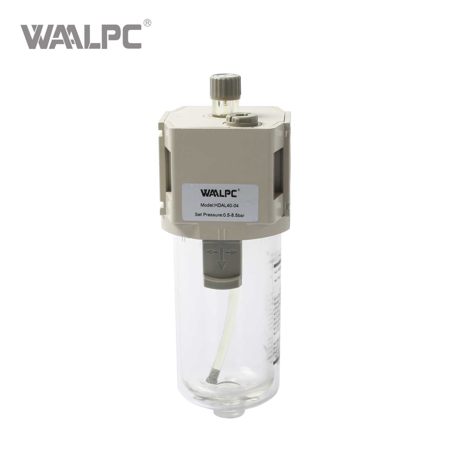 Oil Mist Lubricator HDAL Series 1/4'' 1.0MPa Precise Lubrication for Industrial Pneumatic Systems 40L/min