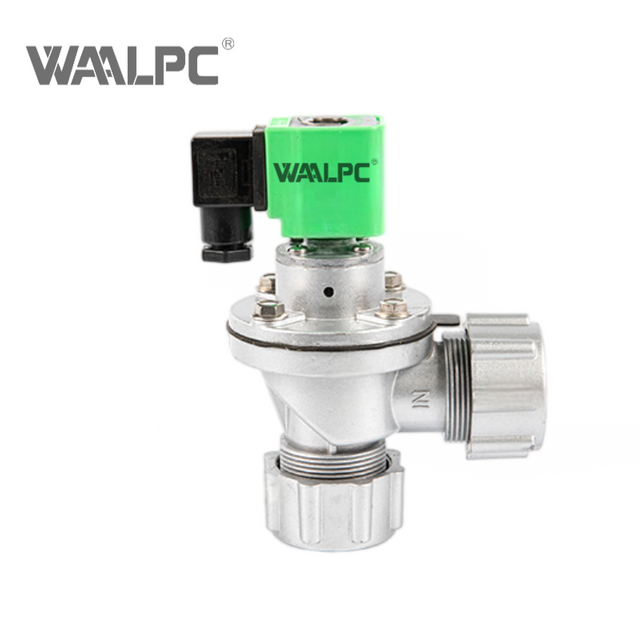 Heavy Duty Right-Angle Mounting Electromagnetic Pulse Diaphragm Valve with IP65 Protection - High Flow Rate for Cement Plant Dust Removal & Pneumatic Conveying