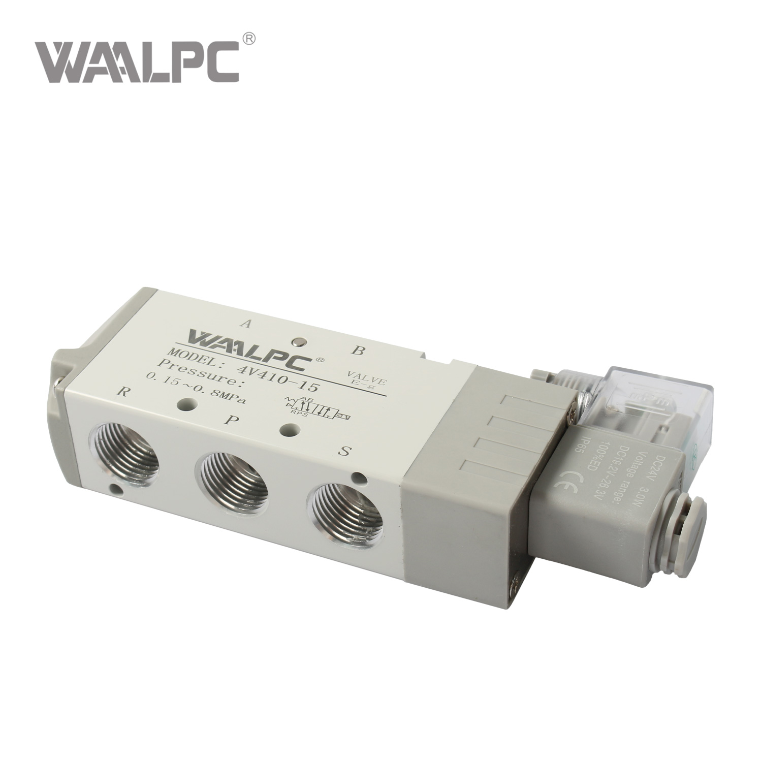 High Performance 4V410-15 5/2 Way Solenoid Valve with PT1/2 Port for Large Scale Automation