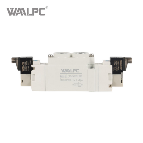SMC Solenoid Valve Double Coil Pilot-Operated Electric 3 Position 5 Way Connection YSY7220-02 1/4"NPT 