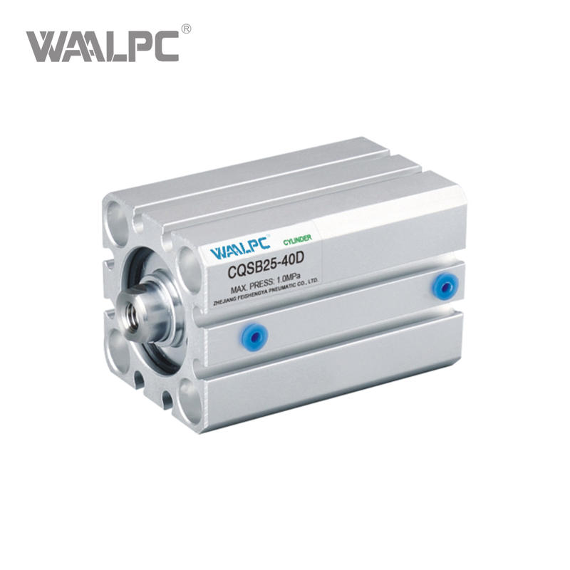 Low Profile Compact Air Cylinder CQS Series for Space-Saving Design Lightweight Easy Mounting Switch 