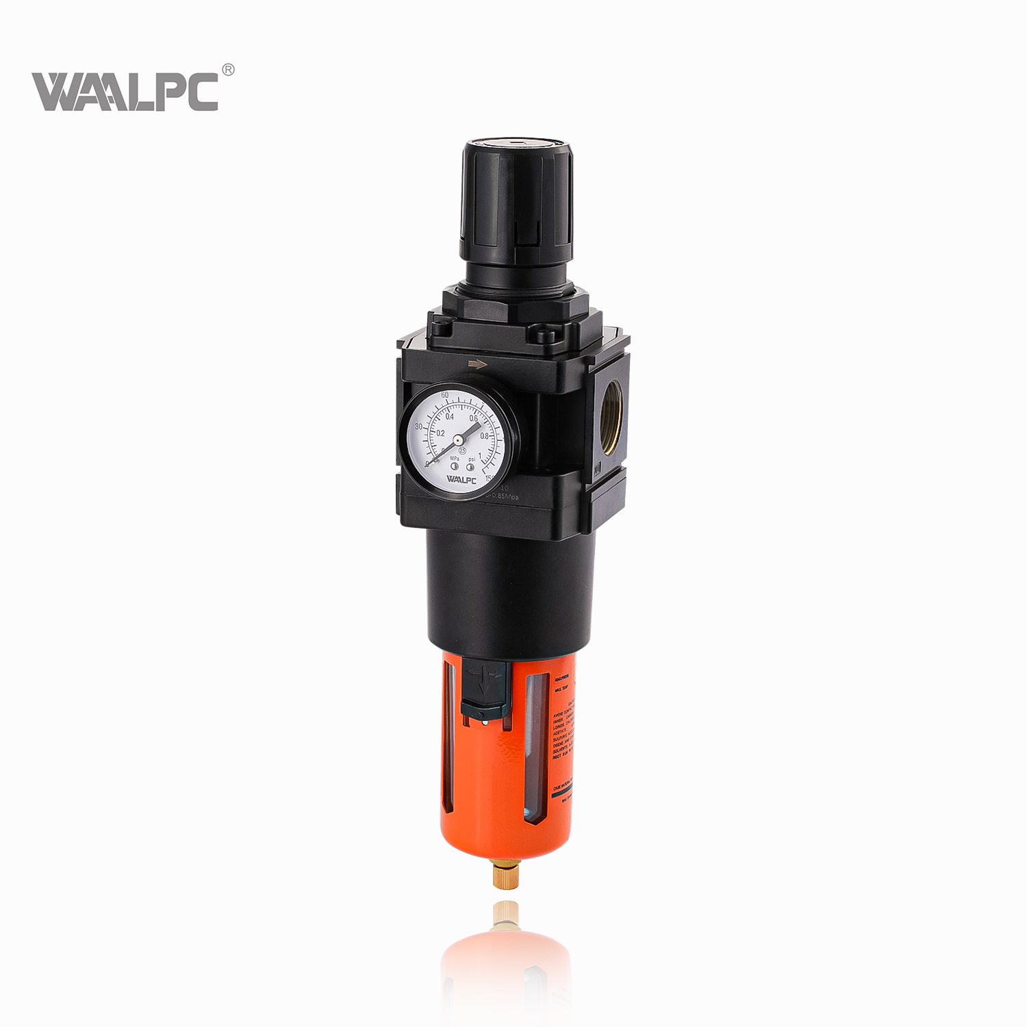 AW4000 SMC 3/8'' 1/2'' 3/4'' Pneumatic Air Filter Regulator Pressure reducing valve with Gauge for air compressor medical 5/25um