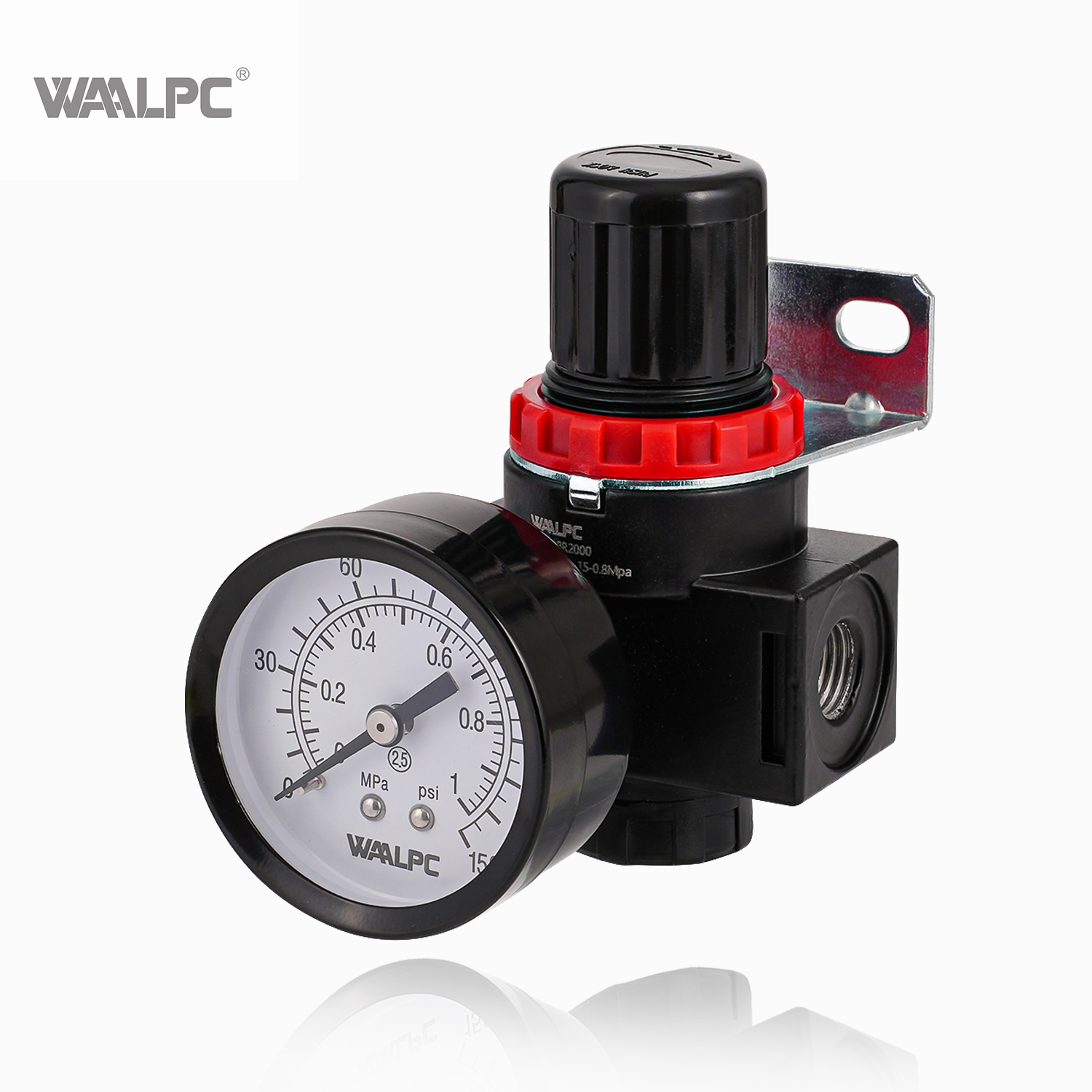 BR2000 China OEM BC Series G/PT/NPT 1/2'' 1/4'' Spray Gun Air Regulator Airtac Type Air Regulator Adjustment