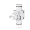 HVFF HVFS HVSS HVSF 04 06 08 10 12 Plastic Pneumatic One Touch Male Threaded Quick Hand Valve Fitting Connector