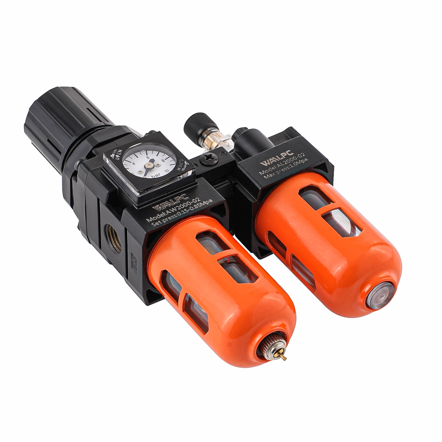 SMC Multi-Function Frl Air Pressure Reducing Valve Trap Filter Regulatorlubricator for Automation NAC2010 Orange SMC1/8'' 1/4'' 