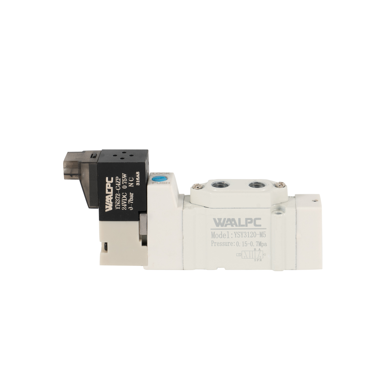 YSY3120-02 2/5 3/5 way single SMC Type Pneumatic Control electromagnetic Valve Solenoid Valve with DC24V AC220V