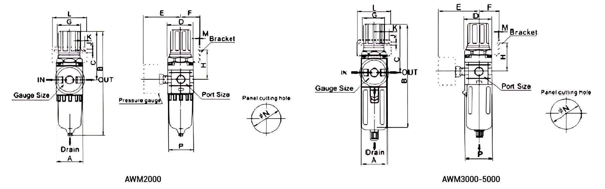 Oil mist separator pressure reducer