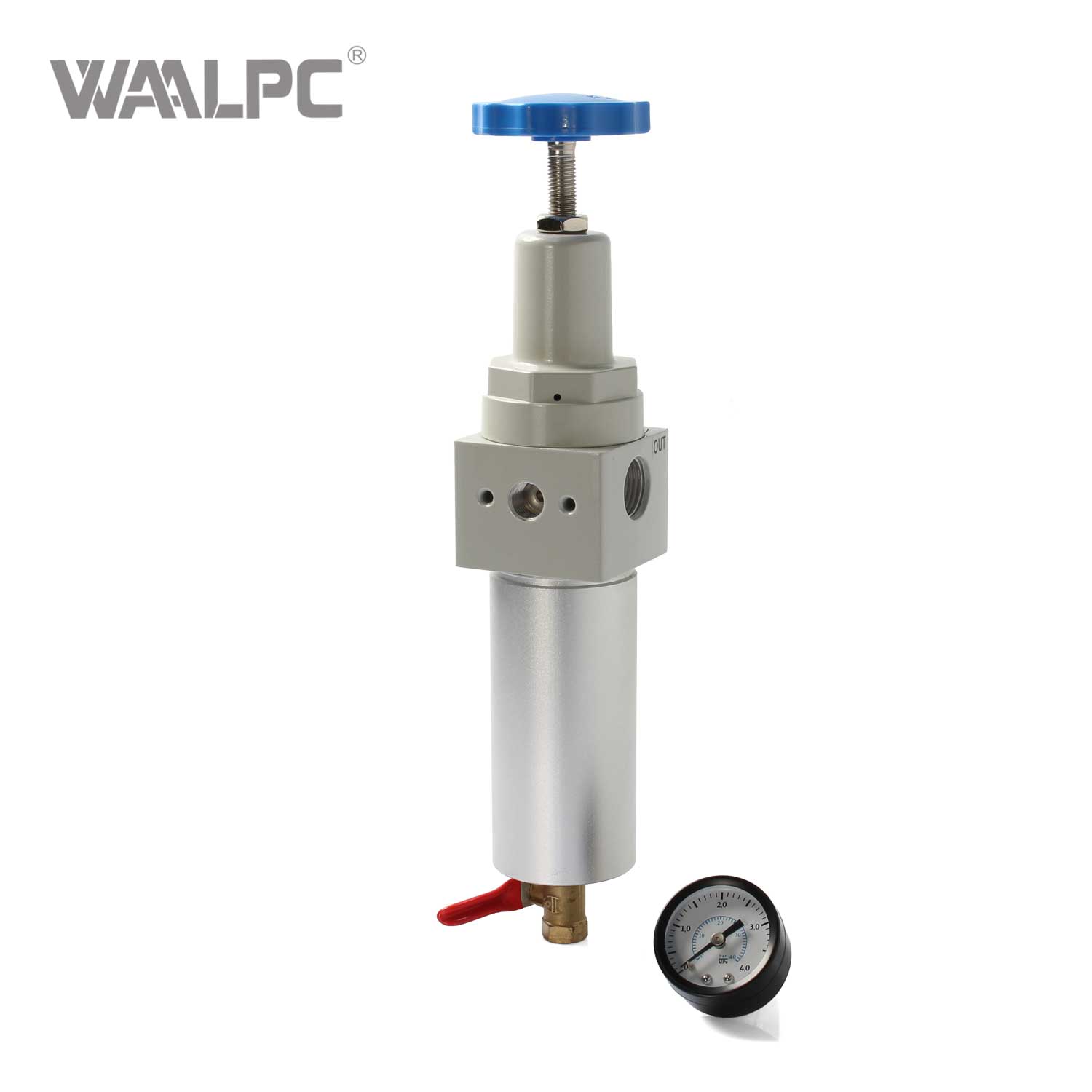 Filter Regulator 20μm 40μm Filtration 0.15–3.5 MPa Pressure Regulation G1/4-G1 Port QFRH Series CE Certified for Industrial Pneumatic Systems