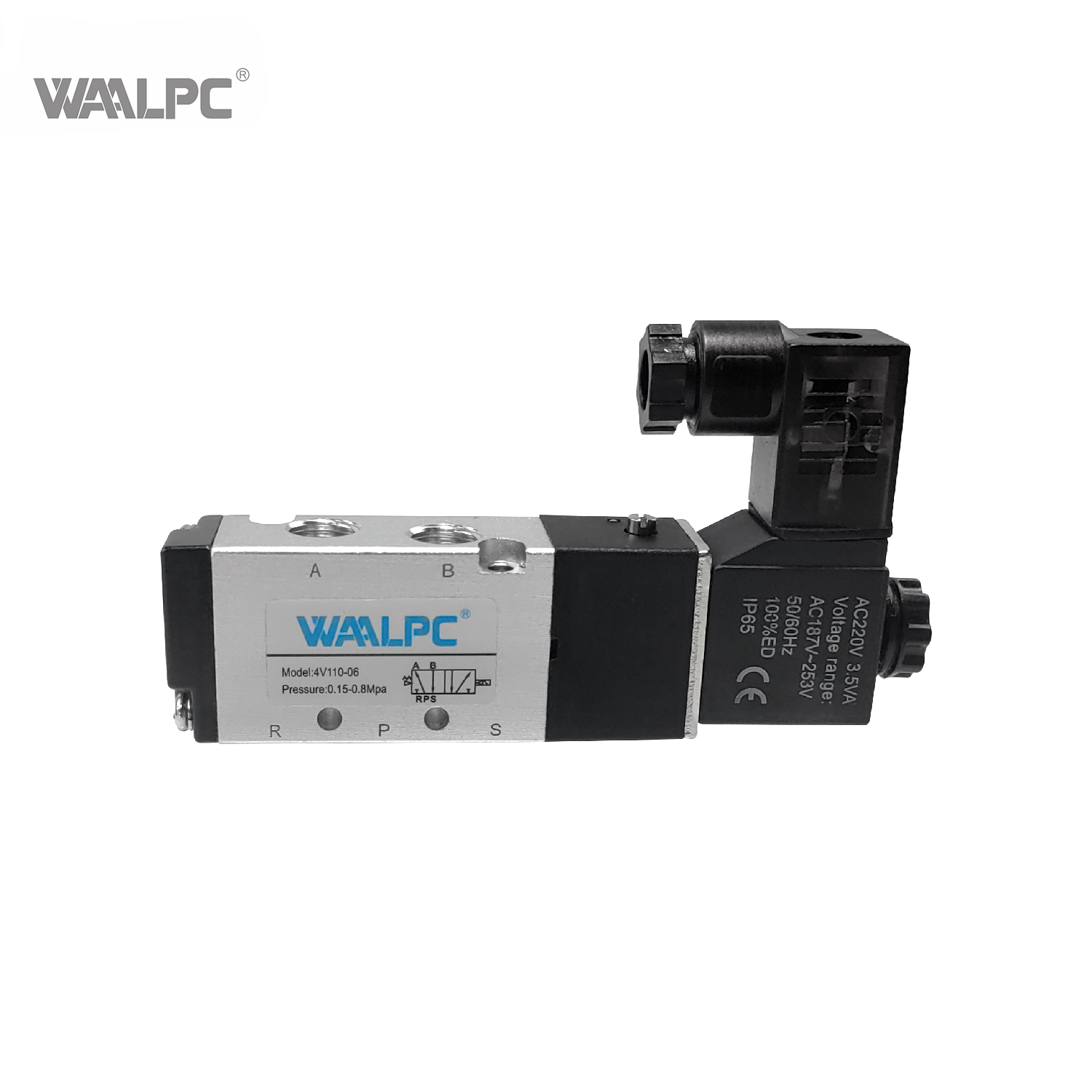 China Manufacturer Pneumatic Solenoid Valve Airtac 4V Series 2-position 5-way Directional Reversing Valve 