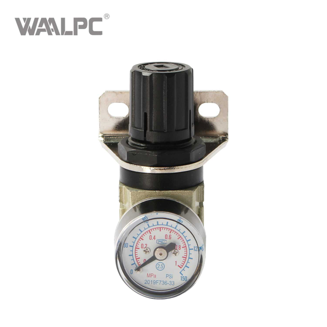 SMC AR1000-M5 Pneumatic Pressure Regulator - M5 Thread, 0.05–0.85 MPa Adjustable, Modular FRL Series, 1.5 MPa Proof Pressure, Auto-Drain for Industrial Pneumatic Systems