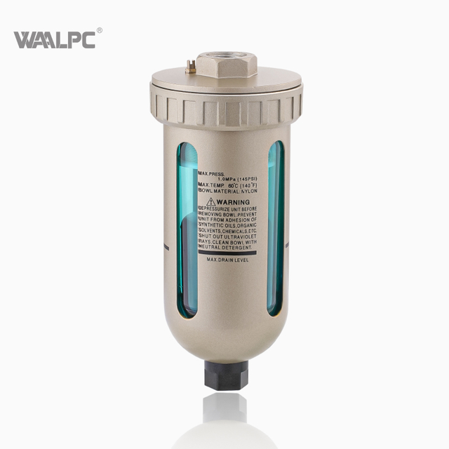 Industrial Auto Drain Valve AD402-04 Condensate Removal with Metal Guard 1.5-9.9bar Pressure Range