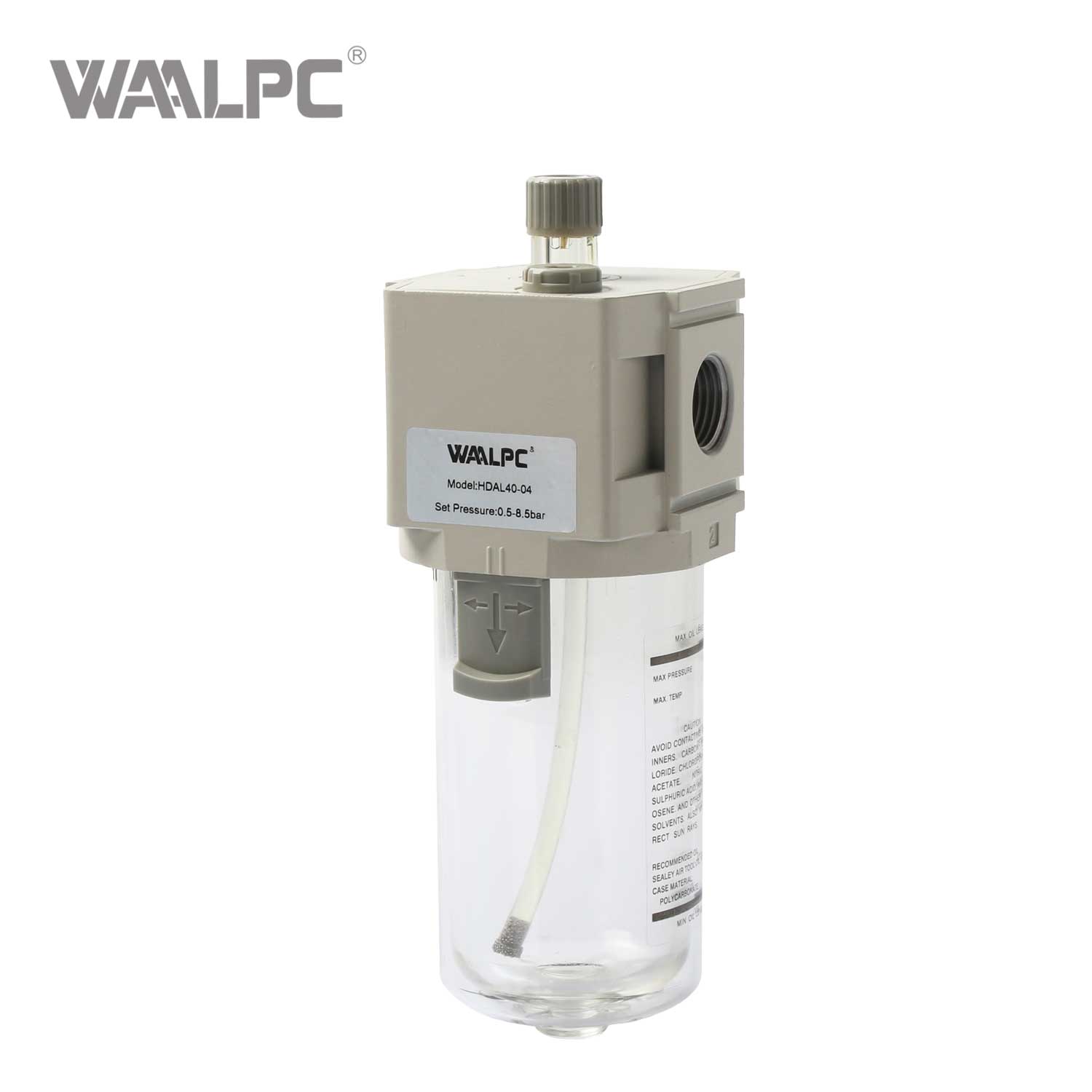 Oil Mist Lubricator HDAL Series 1/4'' 1.0MPa Precise Lubrication for Industrial Pneumatic Systems 40L/min