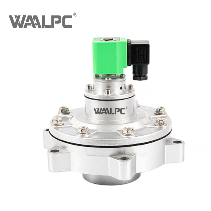 Submerged-Flange Type Solenoid Pulse Valve for Dust Collector Systems - High Flow, Fast Response, Durable Diaphragm Design G1-4'' 8bar