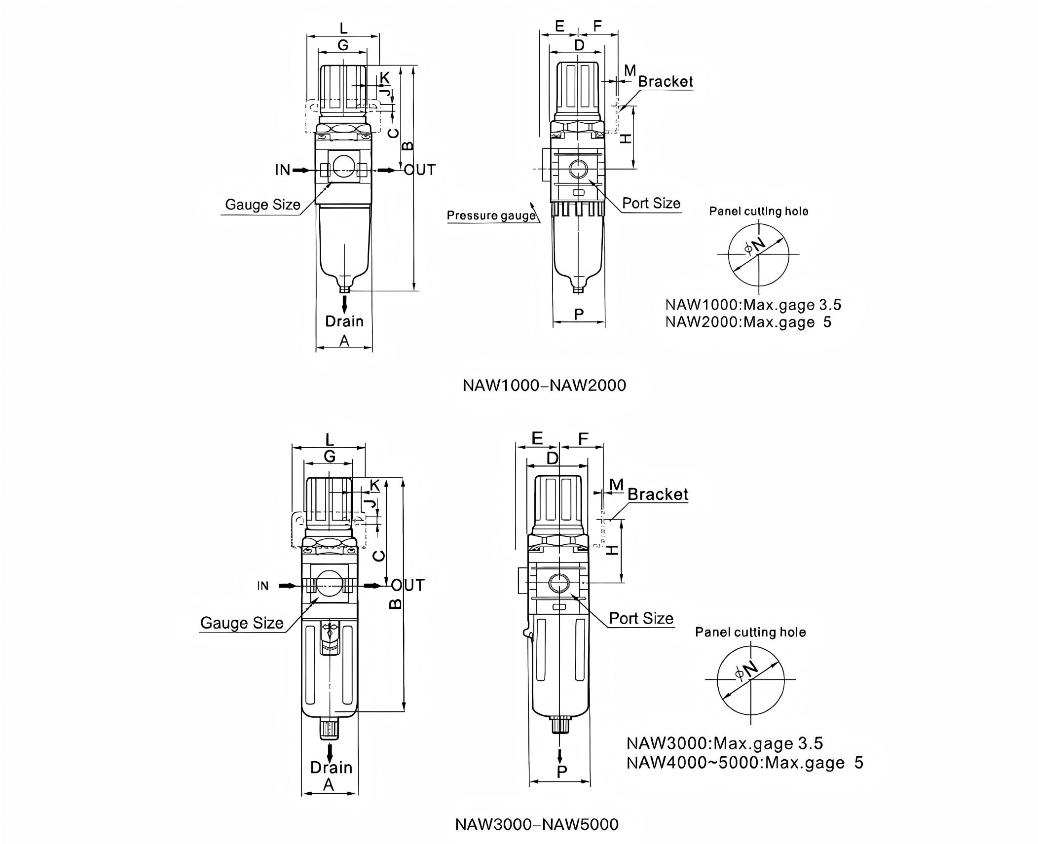 Air filter regulator