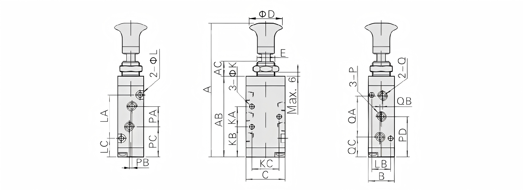 4R Series Hand-pulled valve